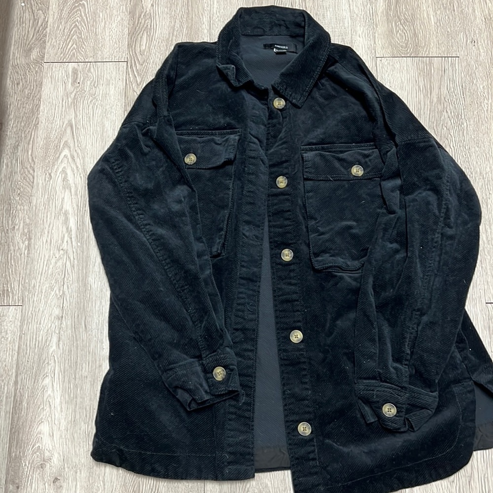 Black Corduroy Jacket.